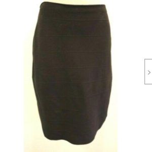 10 Michael Kors black KNIT skirt exposed zipper